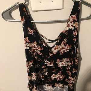 American Eagle flower tank top